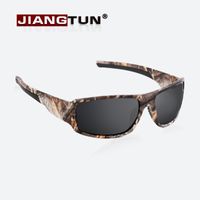 Wholesale JIANGTUN Top Fashion Camo Black Polarized Sunglasses Men Cool Style Quality Sun Glasses Anti UV High Quality