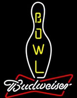 Wholesale Budweiser Bowtie Bowling Pin Neon Sign x16 Neon Light Beer Sign