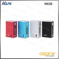 Wholesale 100 Original Aspire NX30 Mod W mah Aspire NX30 Battery With VV VW Bypass Modes Aluminum Housing Lanyard Strap