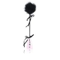 Wholesale BDSM PU Black Feather Sex Whip Butt Slap Flogger Slapper Ass Spanking Fetish Play Bondage Adult Products Sex Toys For Queen