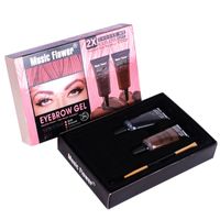Wholesale Colors Waterproof Beauty Makeup Eyebrow Cream Mascara Gel Eyebrow With Brush New WC23