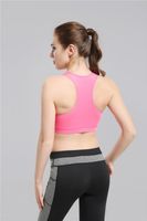 Wholesale 2017 New Pink Yoga Bra Fashion Quick Dry Sportswear Womens Tops Fitness yoga sports bra Compression Dance Clothing Free Drop Shipping gally