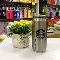 Wholesale Popular Double Wall Insulated oz Stainless steel Starbuck Thermo Bottle with Flip up Straw Coffee Mug Travel