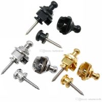 Wholesale Schaller Style Chrome Round Head Strap Lock Pin Peg Skidproof For Guitar Bass E00376 BARD