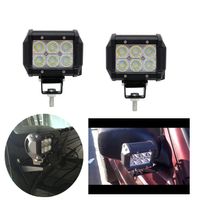 Wholesale 4 quot W CREE LED Work Light Bar SUV ATV WD x4 UTE Spot Flood Lamp V LED lm IP68 OffRoad Driving Motorcycle lamp