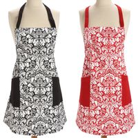 Wholesale Retro Aprons Home Cooking Kitchen BBQ Dinner Party Baking Apron Front With Pocket Fashion Adult Man Woman Aprons Style WX C17