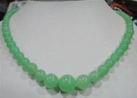 Wholesale 6 mm Genuine Gemstones jade Round Beads Jewelry Necklace quot