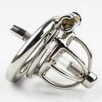 Wholesale S Size Super Small Male Bondage Chastity belt Stainless Steel Adult Cock Cage BDSM Sex Toys Chastity Device Short Cage