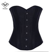 Wholesale Wechery Women intimates set push up Ladies corset Boned bustier tops Waist Overbust Back strapless Lace Corsets