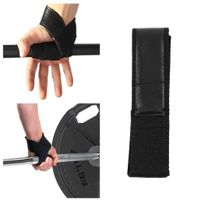Wholesale 1Pair Weight Lifting Hand Wrist Bar Support Strap Brace Support Gym Straps Weight Lifting Wrap Belt Body Building Grip Glove