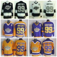 Wholesale Vintage Los Angeles Kings Hockey Jersey Wayne Gretzky Jersey Vintage LA KINGS Wayne Gretzky C Stitched Jerseys th Stanley Cup Patch