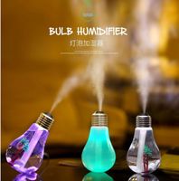 Wholesale led light bulb humidifier colour night lights household humidifier usb LED mini air humidifier restoring ancient ways in the home