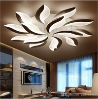 Wholesale New Design plafond avize Acrylic Modern Led Ceiling Lights For Living Study Room Bedroom lampe Indoor Ceiling Lamp
