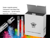 Wholesale disposable electronic cigarette wax oil vaporizer vape pen BUD D1 upgrade ceramic coil ml empty cartridge for Thick oil