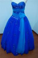 Wholesale 2017 Hot Sale New Sweetheart Blue Vestidos De Quinceanera Dresses Ball Gowns With Embroidery Sash debutante Sweet Dresses