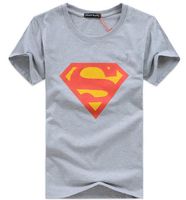 Wholesale The new brand of men s men s summer superman s short sleeve T shirt Man half sleeve M xl