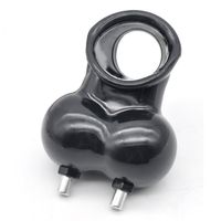 Wholesale Male Electro scrotum Sleeve Corona Cock Cage Ball Stretcher Penis Ring Chastity Belt Medical Themed Sex Toy Adult Game A326