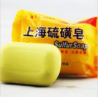 Wholesale LISITA g Shanghai Sulfur Soap Skin Conditions Acne Psoriasis Seborrhea Eczema Anti Fungus Perfume Butter Bubble Bath Healthy Soaps