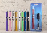Wholesale EVOD MT3 starter kits starter thread Clearomizer Rechargable Evod Battery mah mah mah E cigarette Kits vape pen