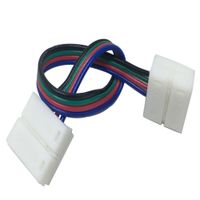 Wholesale 10pcs pack Pin Connecting Corner pin10mm RGB Connector PCB Adapter for mm SMD RGB LED Strip Light