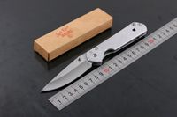 Wholesale Chris Reeve Classic Sebenza Full Steel Tactical Folding Knife Flipper Outdoor Camping Hiking Hunting Survival Pocket Knife Utility EDC