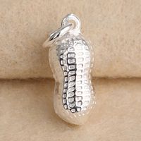 Wholesale S925 sterling silver peanut mm Chinese style pendant charms for kids women fashion jewelry components