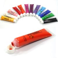 Wholesale New Color Acrylic Paint Nail Art D ml Painting Pigment Design Tips Tube Set