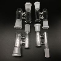 Wholesale Glass Reclaim adapter Male Female mm mm Joint Glass Reclaimer adapters Ash Catcher for Oil Rigs Glass Bong Water Pipes