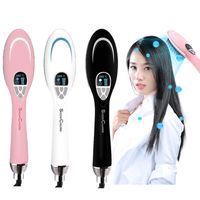 Wholesale Original ShowCharm Ion flow Hair Dryer Brush Dryer Electric Hair Dryer Comb With LCD Display Blow Brush Hair Styling Tools