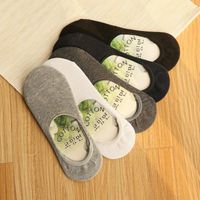 Wholesale Summer Women Cotton Bamboo fiber Socks Low Socks Cotton Seamless Invisible Socks Sock Slippers For Men