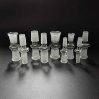 Wholesale thick glass adapter standard Smoking pipe Accessories mm converter Male Female for water Bongs Bubblers Bowl oil rig Hookah