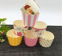 500Pcs Mini Chocalate Paper Liners Baking Cupcake Cases Muffin Cake Solid PRA