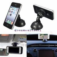 Wholesale Universal Magnet Magnetic Car Dashboard Mount Phone Holder Windshield Suction Cup Mount Stand Holder for iphone Samsung LG Cell phone GPS