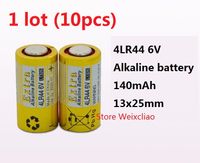 Wholesale 10pcs LR44 A A76 A544 V4034PX PX28A L1325 V dry alkaline battery Volt Batteries