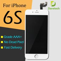 Wholesale Best quality Lcd Display replacement for iphone s quot touch screen digitizer assembly repair parts white black color DHL shipping