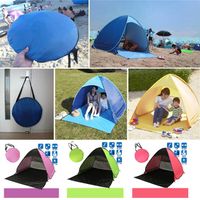 Wholesale Quick Automatic Opening Hiking Camping Tents Outdoors Shelters UV Protection Tent for Beach Travel Lawn Home DHL Fedex Shipping