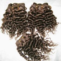 Wholesale 12pcs Small tight Afro Curly Weave Peruvian Human Hair Cheapst prices crochet hair extensions