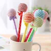 Wholesale Christmas gifts factory direct Korean creative children stationery cute lollipop ball point pen student gifts