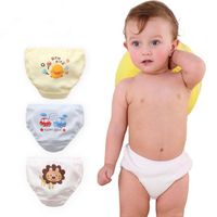 Wholesale cotton soft Toddler Boys Girls Potty Training panties newborn loose briefs underwear for baby shorts