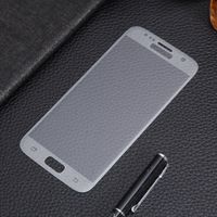 Wholesale For Samsung s7 glass Silk Printing tempered glass screen protector cover for samsung galaxy s7 D tempered glass original protect film