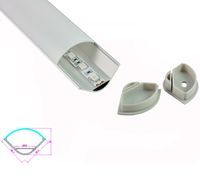Wholesale 10 X M sets angle led strip light aluminum channel and aluminum profile led for kitchen or cabinet lamps