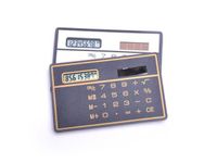 Wholesale Card Calculator Ultra thin solar calculator portable calculator school supplies daily