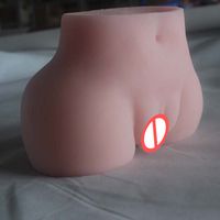 Wholesale Real Skin Feeling Silicone Big Ass Butt With Realistic Vagina Pussy Anal Best Male Masturbators Fake Sex Products Toys For men