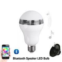 E27 RGB LED Musikbirne Bluetooth-Lautsprecher Wireless Fernbedienung Light Bulb