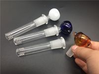 Wholesale Cheap colored mm male Glass Bowl mm Female to mm male Joint Downstem Smoking Accessory down stem For Oil Rigs Bongs