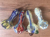Wholesale Mix style Colorful Thick Heady NEXUS Tobacco herb Pipe Glass Pipes Smoking Pipes Glass Water Pipes Glass hand Bubblers pipe For Smoking