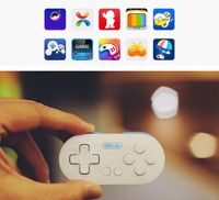 Wholesale Game Controllers Joysticks Bitdo Zero Mini Wireless Bluetooth V2 Game Controller Gamepad Joystick Selfie for Android iOS Window Mac OS