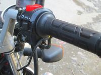 Wholesale ATV V Motorcycle Warm Electric Heat Heated Hand bar Grip end Warmers handlebars Kit Pads