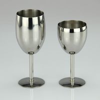 Wholesale 6oz oz Stainless Steel Wine Glass Made of Unbreakable BPA Free Shatterproof Steel Dishwasher Safe for Daily Formal Outdoor Use DEC253