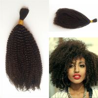 Wholesale 26 Afro Kinky Human Braiding Hair For Resale Group Buy
